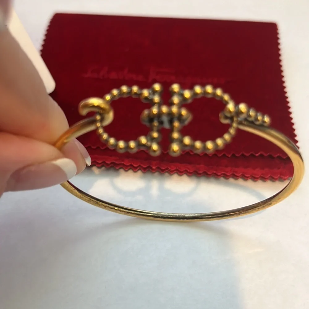 Salvatore Ferragamo Gold-Tone Bracelet - Picture 3 of 5